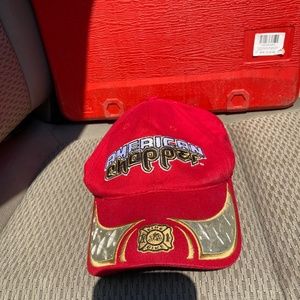 American Chopper Orange County Choppers fire bike hat occ vintage